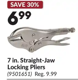 Princess Auto 7 in. Straight-Jaw Locking Pliers offer