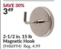 Princess Auto 2-1/2 in. 15 lb Magnetic Hook offer