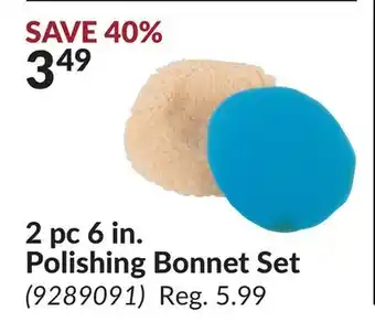 Princess Auto 2 pc 6 in. Polishing Bonnet Set offer