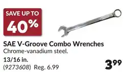 Princess Auto SAE V-Groove Combo Wrenches offer