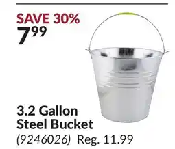 Princess Auto 3.2 Gallon Steel Bucket offer