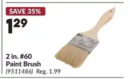 Princess Auto 2 in. #60 Paint Brush offer