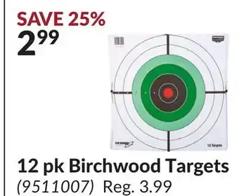 Princess Auto 12 pk Birchwood Targets offer