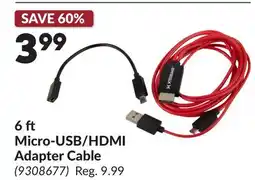 Princess Auto 6 ft Micro-USB/HDMI Adapter Cable offer