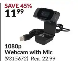 Princess Auto 1080p Webcam with Mic offer