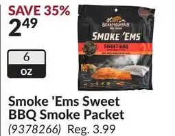 Princess Auto Smoke 'Ems Sweet BBQ Smoke Packet offer