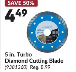 Princess Auto 5 in. Turbo Diamond Cutting Blade offer