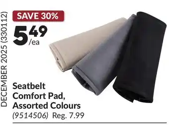 Princess Auto Seatbelt Comfort Pad offer