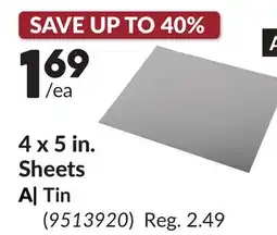 Princess Auto 4 x 5 in. Sheets offer