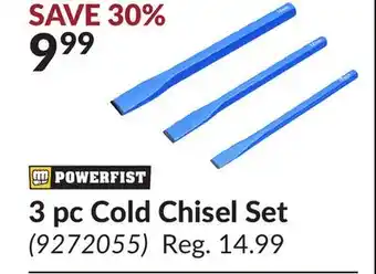 Princess Auto 3 pc Cold Chisel Set offer