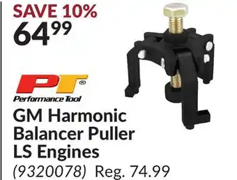 Princess Auto GM Harmonic Balancer Puller LS Engines offer