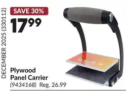 Princess Auto Plywood Panel Carrier offer