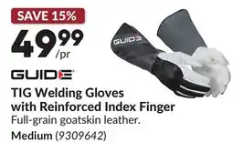 Princess Auto TIG Welding Gloves with Reinforced Index Finger offer