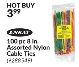 Princess Auto 100 pc 8 in. Assorted Nylon Cable Ties offer