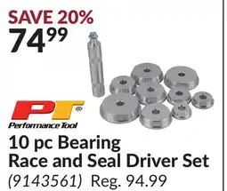 Princess Auto 10 pc Bearing Race and Seal Driver Set offer