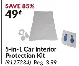 Princess Auto 5-in-1 Car Interior Protection Kit offer