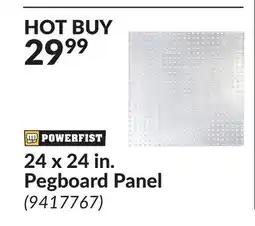 Princess Auto 24 x 24 in. Pegboard Panel offer