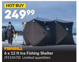 Princess Auto 6 x 12 ft Ice Fishing Shelter offer