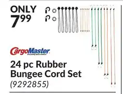 Princess Auto 24 pc Rubber Bungee Cord Set offer