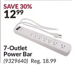 Princess Auto 7-Outlet Power Bar offer