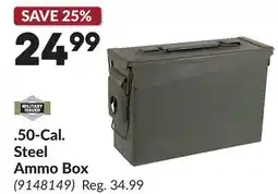 Princess Auto 50-Cal. Steel Ammo Box offer
