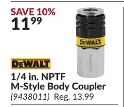 Princess Auto 1/4 in. NPTF M-Style Body Coupler offer