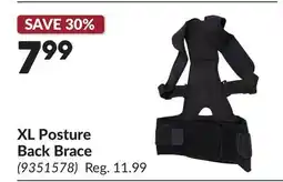 Princess Auto XL Posture Back Brace offer
