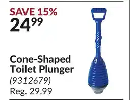 Princess Auto Cone-Shaped Toilet Plunger offer
