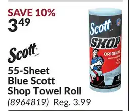 Princess Auto 55-Sheet Scott Shop Towel Roll offer