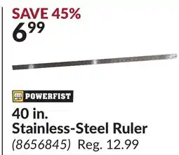 Princess Auto 40 in. Stainless-Steel Ruler offer