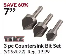 Princess Auto 3 pc Countersink Bit Set offer