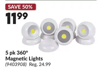 Princess Auto 5 pk 360° Magnetic Lights offer