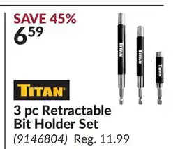 Princess Auto 3 pc Retractable Bit Holder Set offer