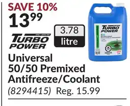 Princess Auto Turbo Power Universal 50/50 Premixed Antifreeze/Coolant offer