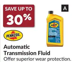 Princess Auto Pennzoil Automatic Transmission Fluid offer