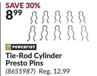 Princess Auto Tie-Rod Cylinder Presto Pins offer