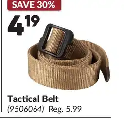Princess Auto Tactical Belt offer