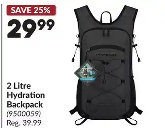 Princess Auto 2 Litre Hydration Backpack offer