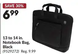 Princess Auto 13 to 14 in. Notebook Bag, Black offer