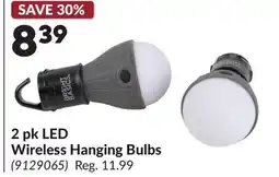 Princess Auto 2 pk LED Wireless Hanging Bulbs offer