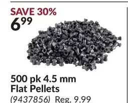 Princess Auto 500 pk 4.5 mm Flat Pellets offer