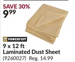 Princess Auto 9 x 12 ft Laminated Dust Sheet offer