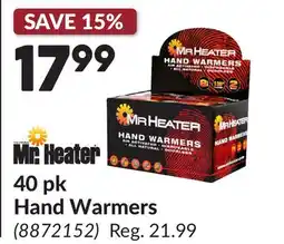 Princess Auto 40 pk Hand Warmers offer