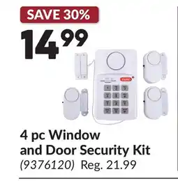 Princess Auto 4 pc Window and Door Security Kit offer
