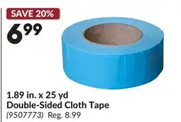 Princess Auto 1.89 in. x 25 yd Double-Sided Cloth Tape offer