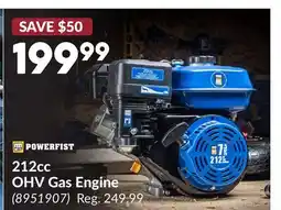 Princess Auto 212cc OHV Gas Engine offer