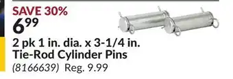 Princess Auto 2 pk 1 in. x 3-1/4 in. Tie-Rod Cylinder Pins offer