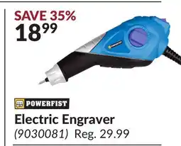 Princess Auto Electric Engraver offer