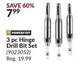 Princess Auto 3 pc Hinge Drill Bit Set offer