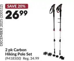 Princess Auto 2 pk Carbon Hiking Pole Set offer
